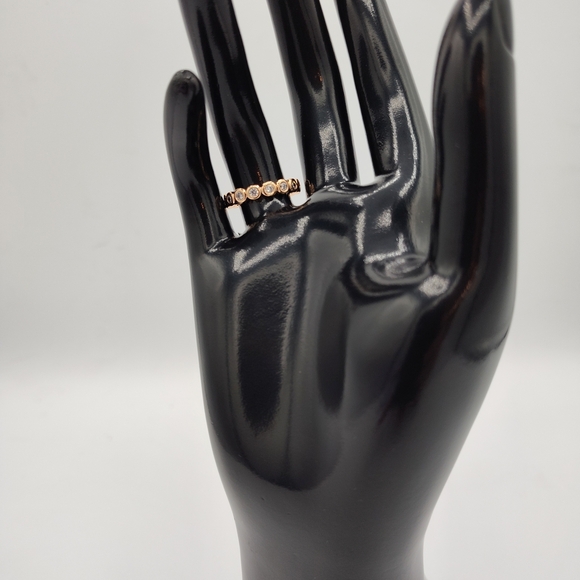 Rose Gold and CZ Full Eternity Band ❗❗5/$25❗❗ - Picture 2 of 3